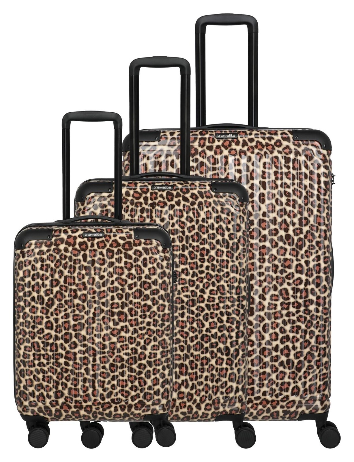Sada cestovních kufrů Travelite Cruise S,M,L Leopard