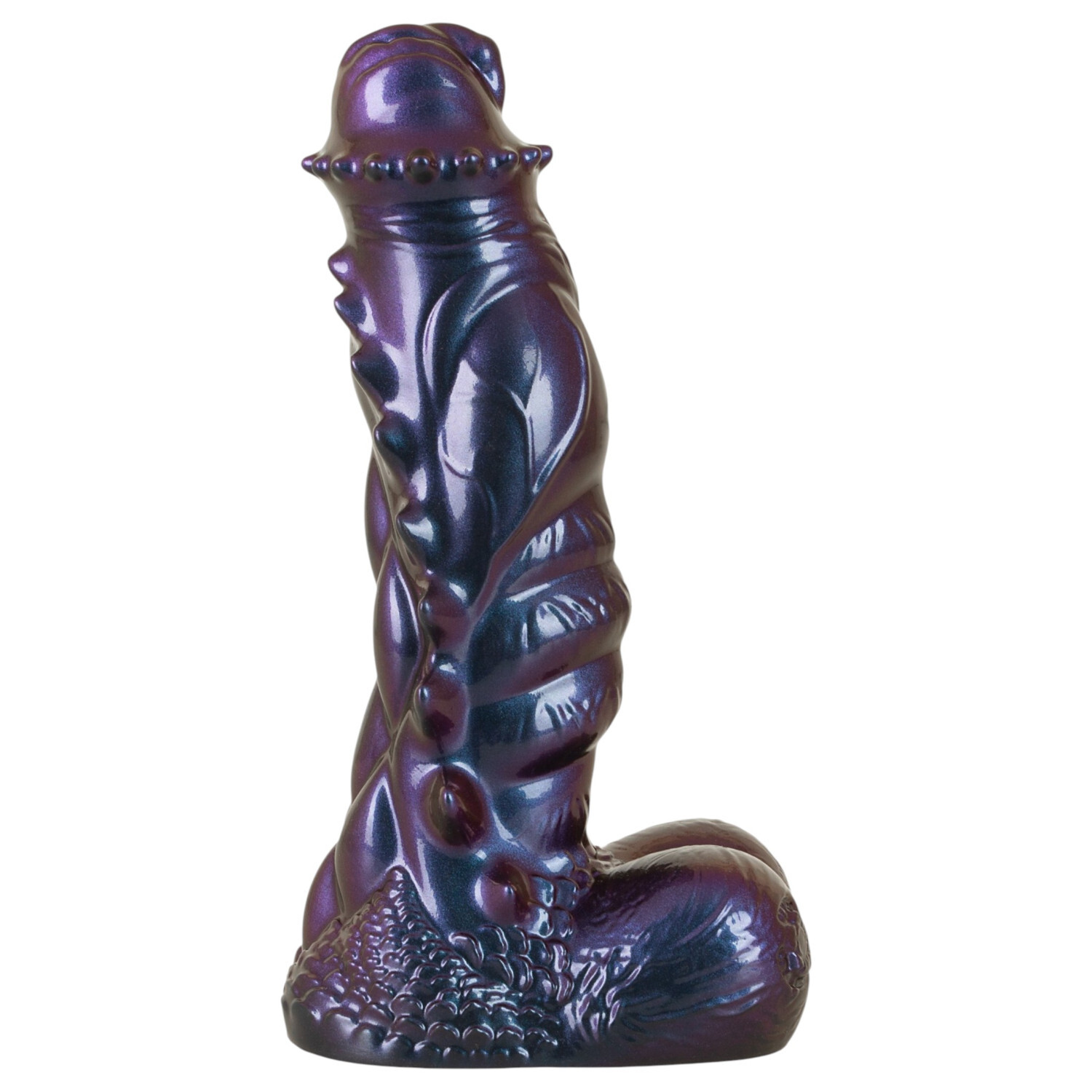 Beasty Cocks Tech-Zilla Bang - monstrózní přísavkové dildo (fialové)