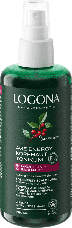 Logona Vlasové tonikum Hair growth activating scalp caffeine & KerascalpTM 150ml