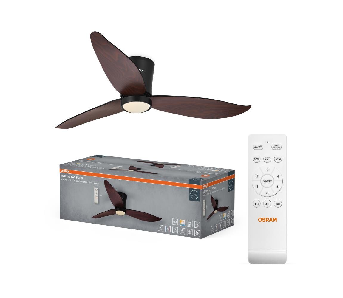 Osram - LED Stmív. stropní látor FOHN LED/18W/230V 3000/4000/6500K + DO 4058075857810