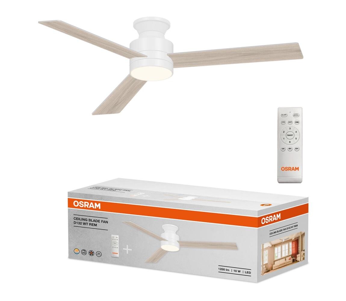 Osram - LED Stmívat. stropní látor BLADE LED/18W/230V 3000/4000/6000K + DO 4099854536571