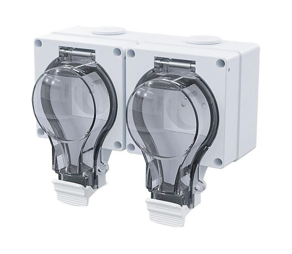 5B352 - Dvojzásuvka do vlhkého prostředí 230V/16A IP66 5B352
