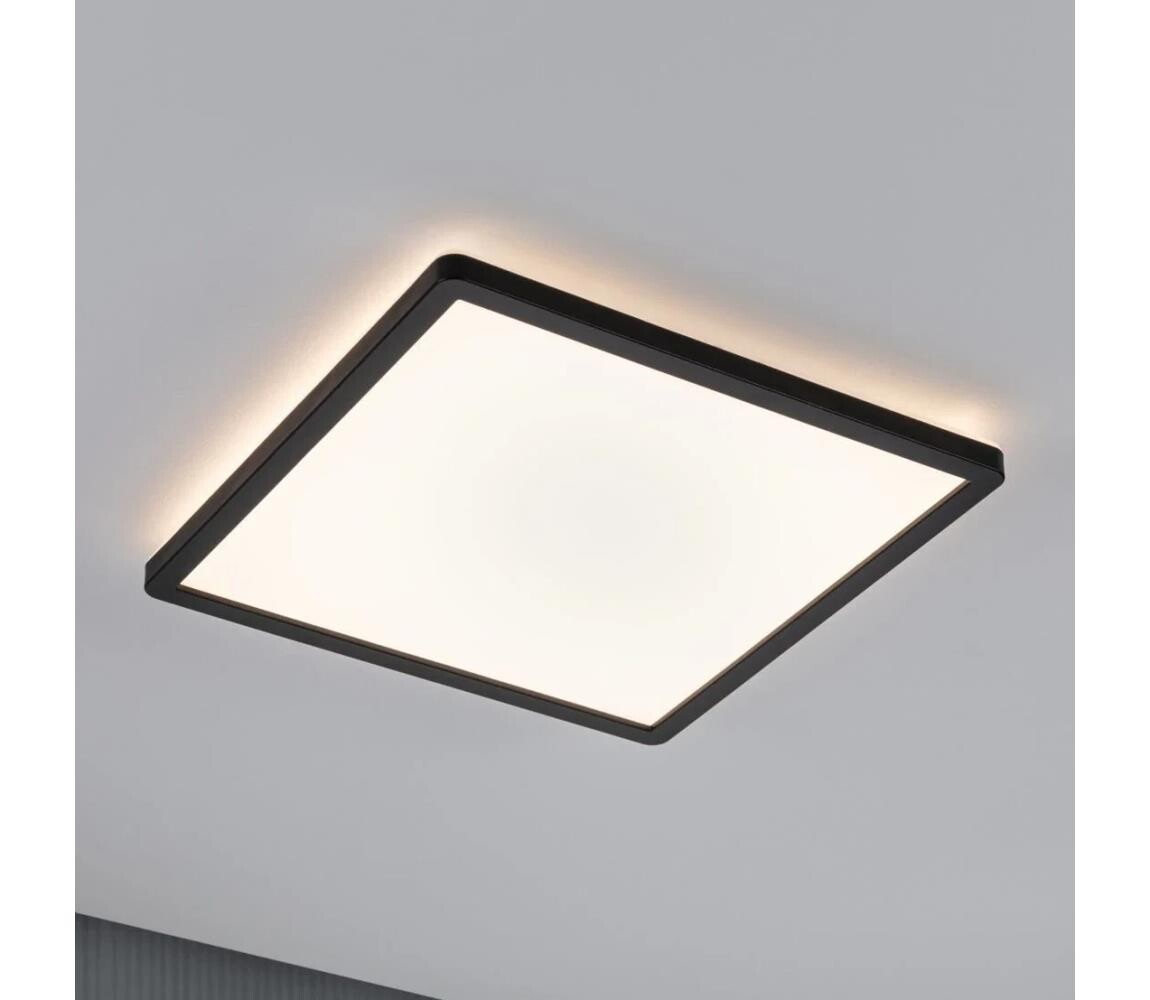 Paulmann 79921 - LED/16W Stmívatelný panel ATRIA 230V 3000K 29,3x29,3 cm černá 79921