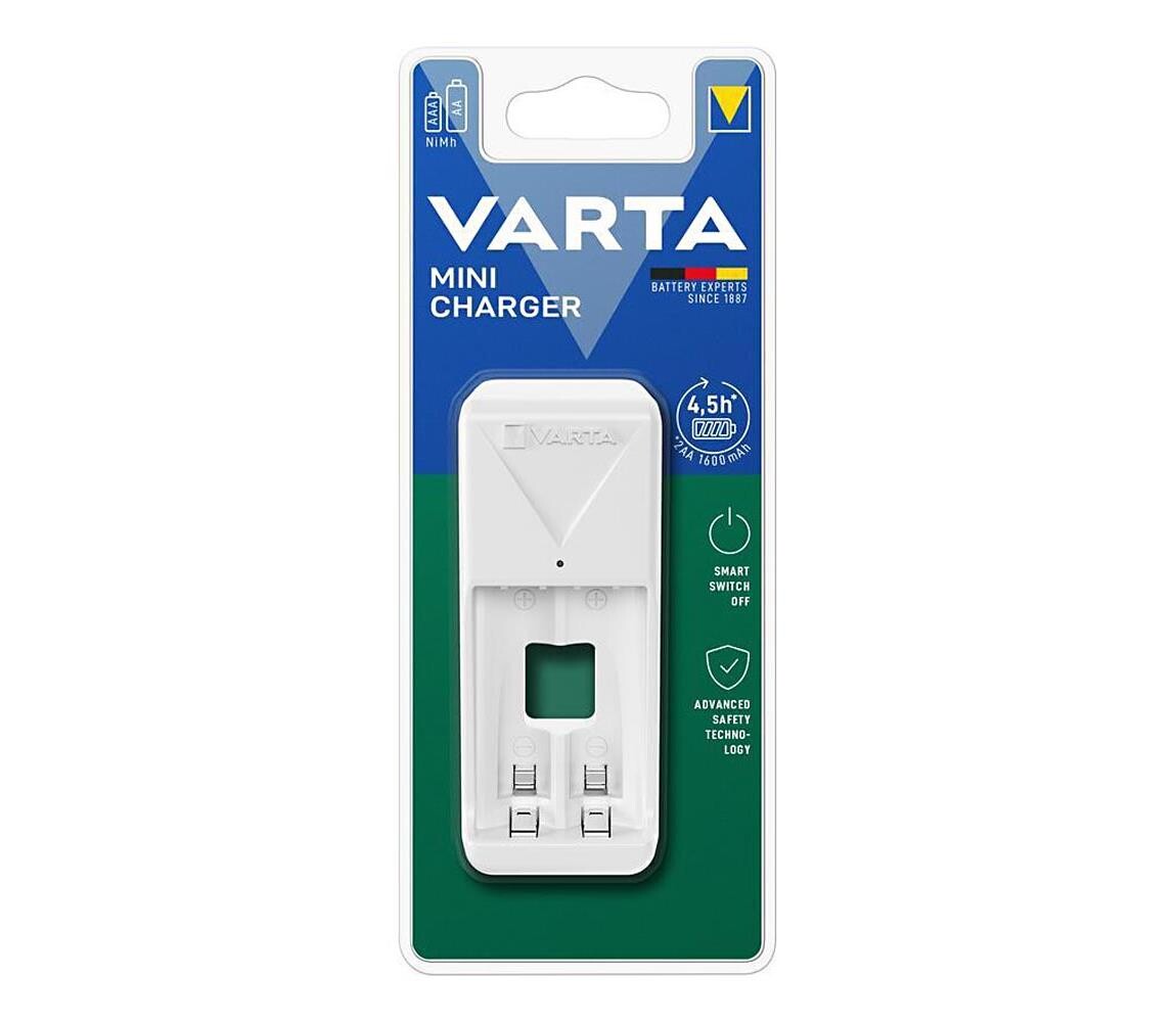 Varta 57656101401 - Nabíječka baterií 2xAA/AAA 230V 57656101401