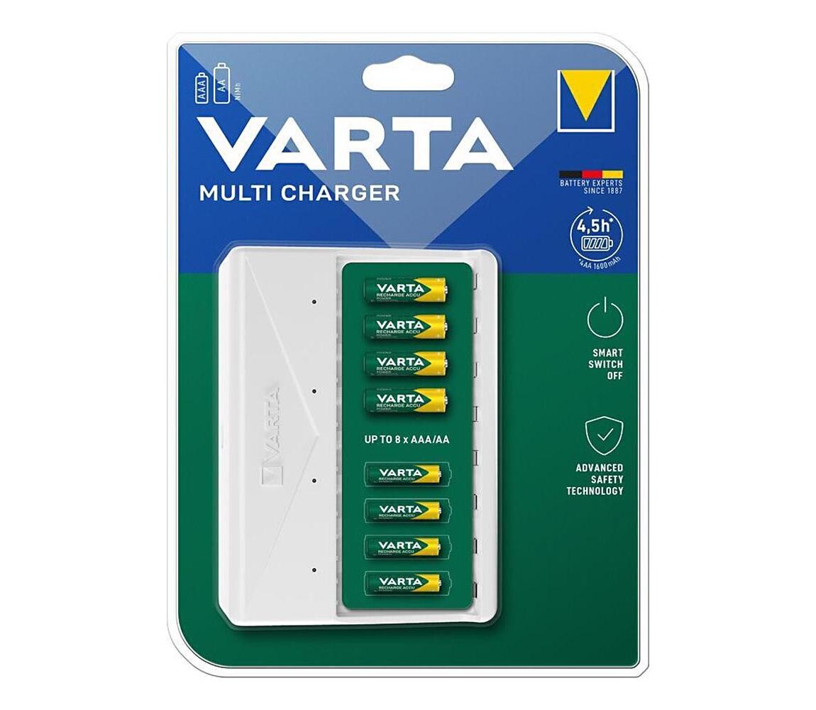 Varta 57659101401 - Nabíječka baterií 8xAA/AAA 5V 57659101401
