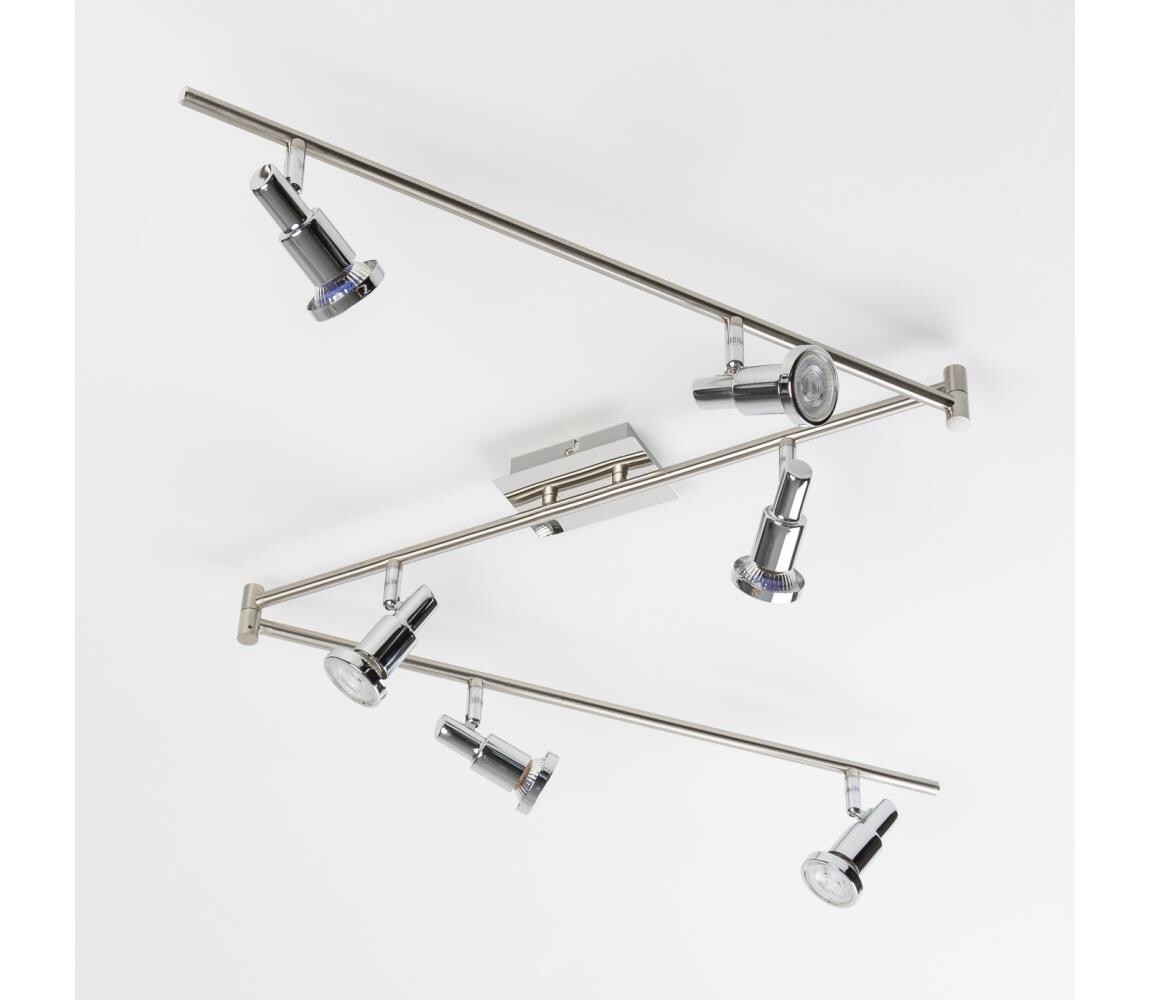 LED Bodové svítidlo 6xGU10/5W/230V lesklý chrom 9A21929