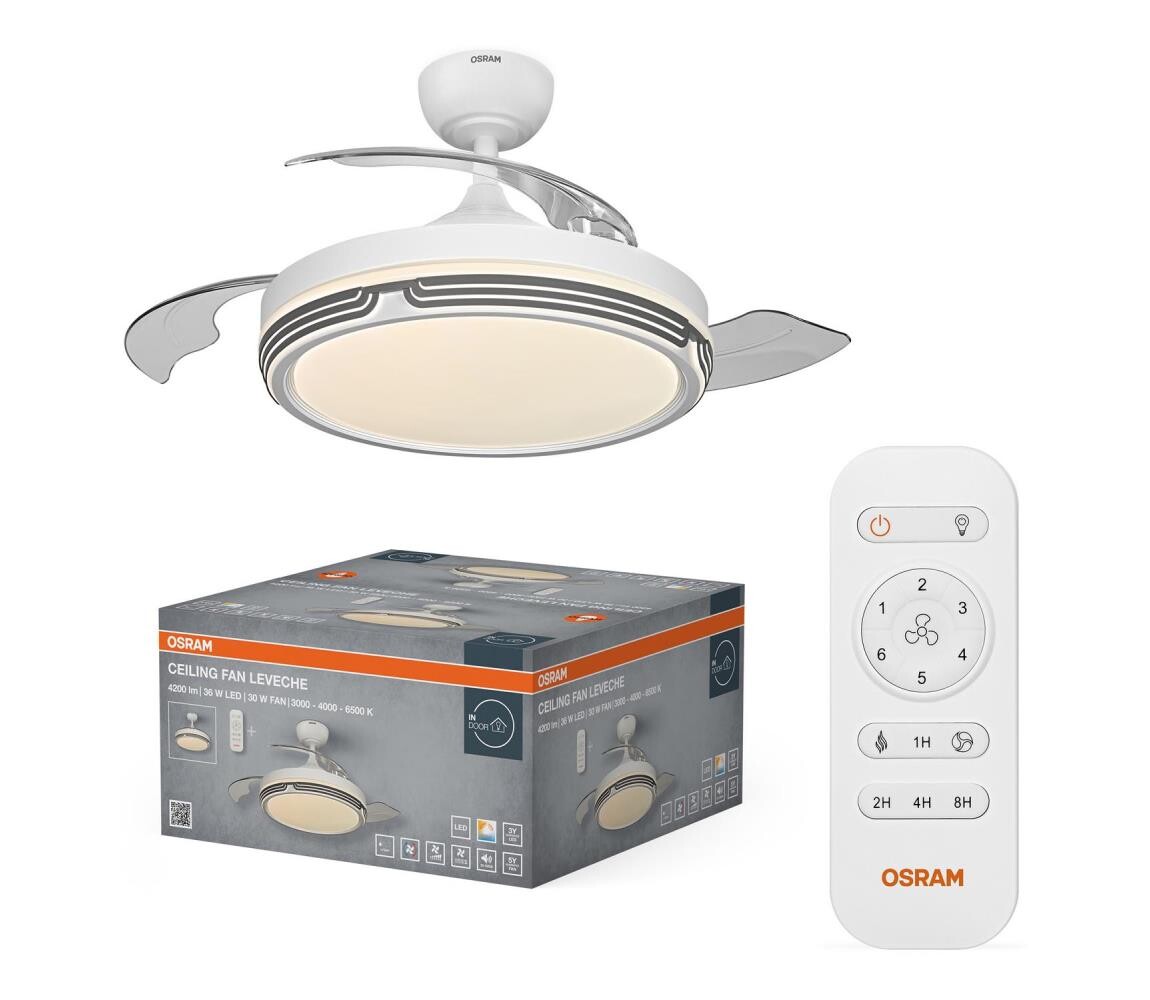 Osram - LED Stmív. sv. s látorem LEVECHE LED/36W/230V 3000/4000/6500K + DO 4058075857896