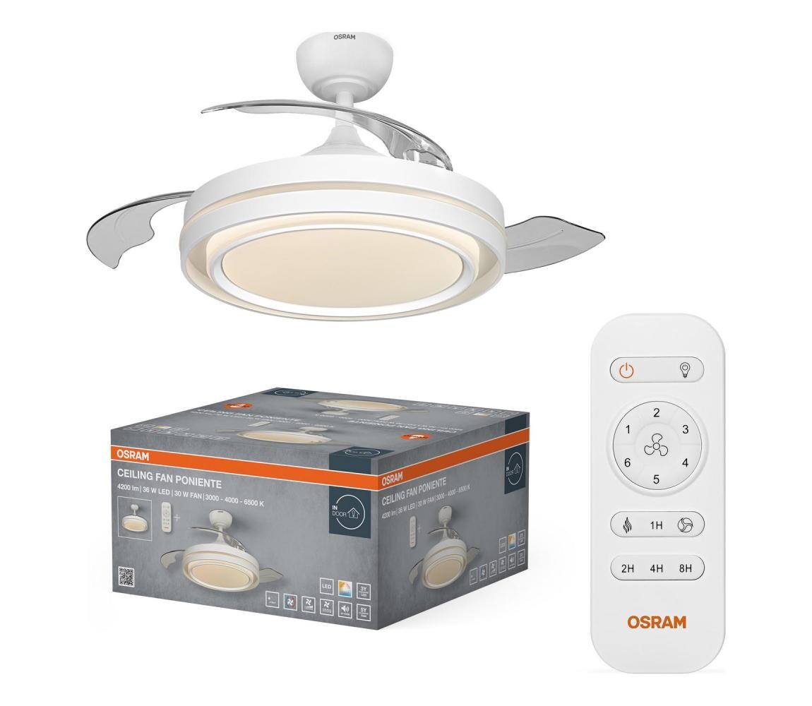 Osram - LED Stmív. sv. s látorem PONIENTE LED/36W/230V 3000/4000/6500K + DO 4058075857919