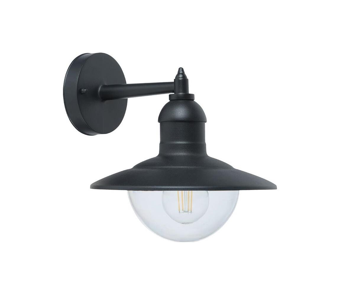 Top Light - Venkovní nástěnné svítidlo VERONA 1xE27/12W/230V IP44 černá Verona D