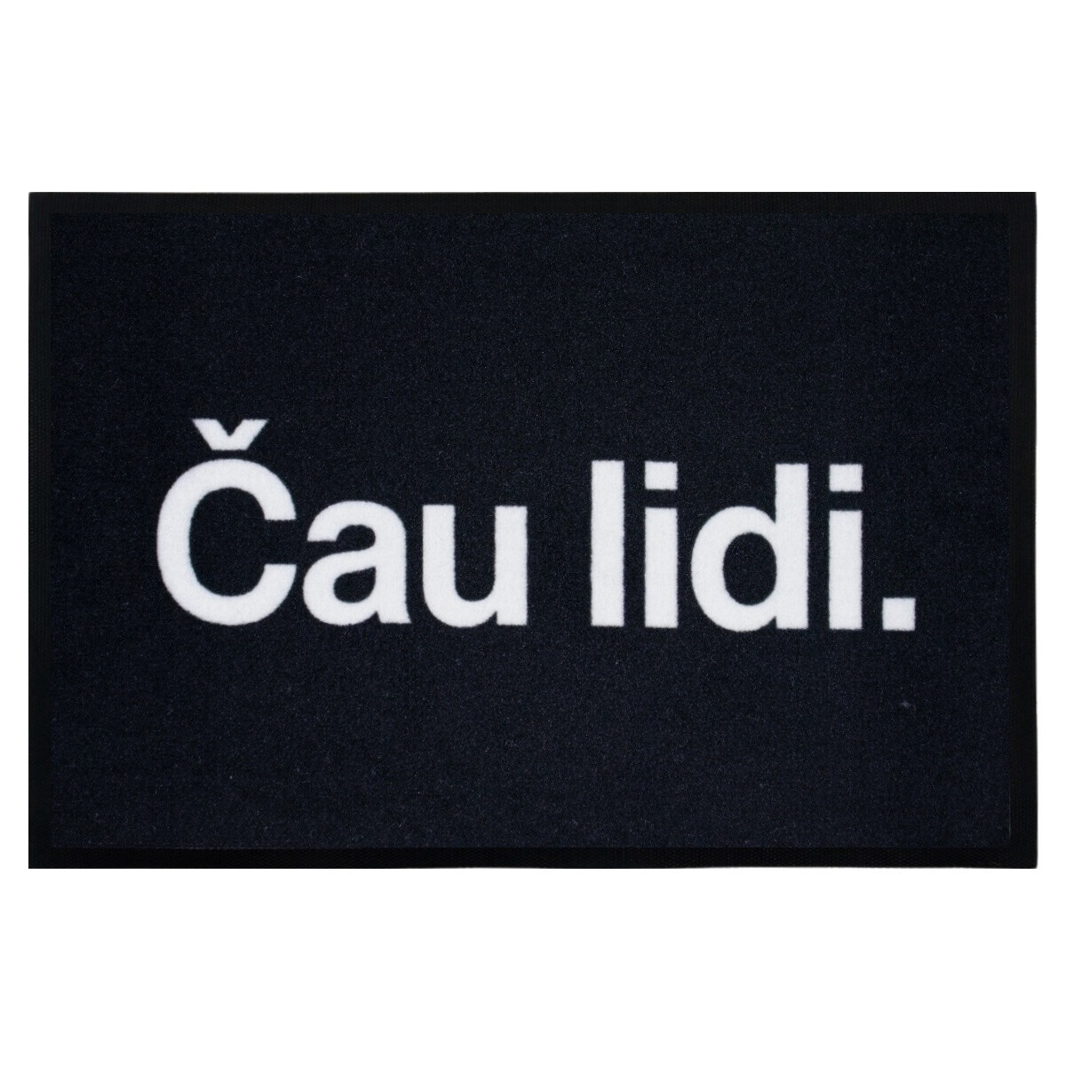 Rohožka Čau lidi 40x60 cm - na ven i na doma, 40x60, černá, Mercury Flooring