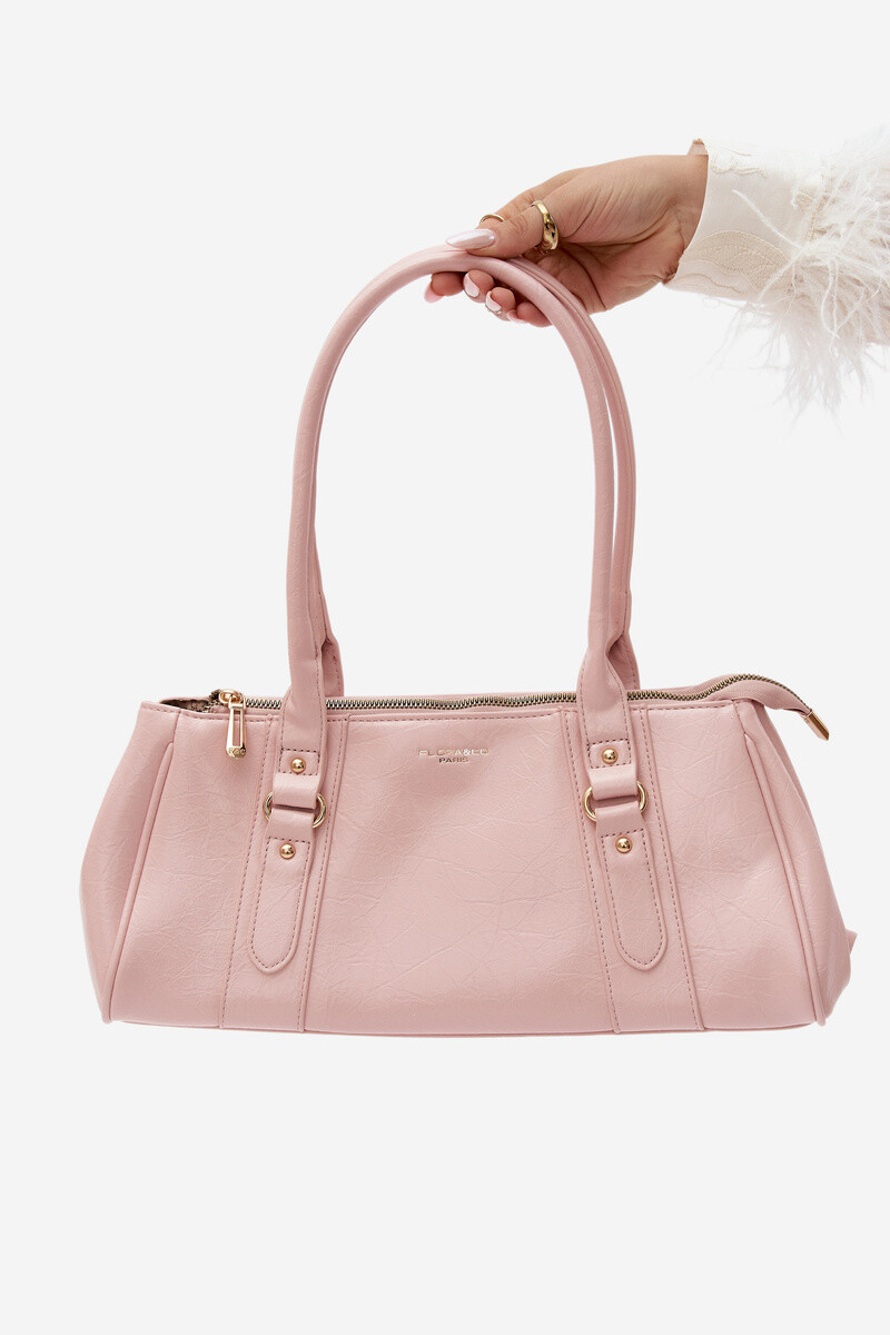 Flora&Co Růžová kabelka z imitace kůže