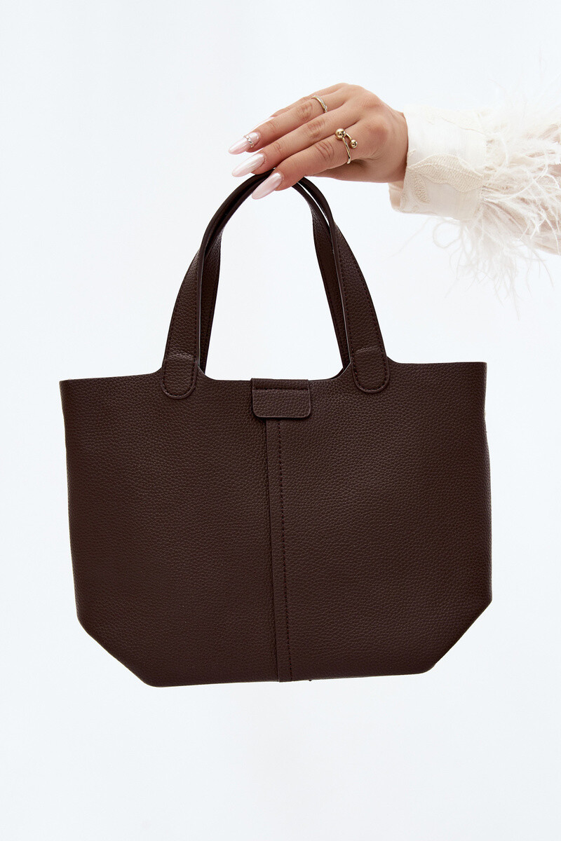 Flora&Co Blaire čokoládová kabelka z eko kůže