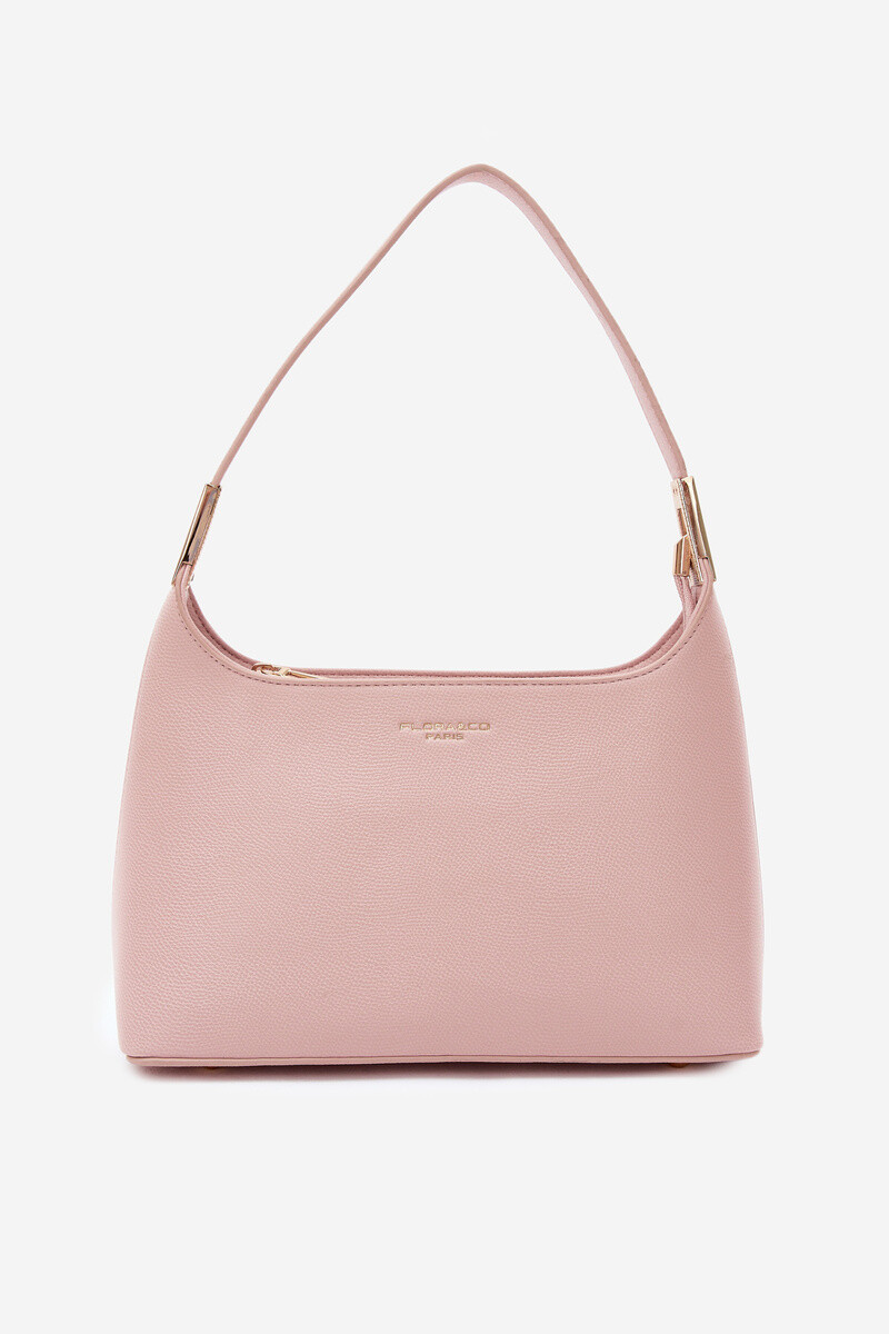Flora&Co Růžová kožená kabelka Gretta