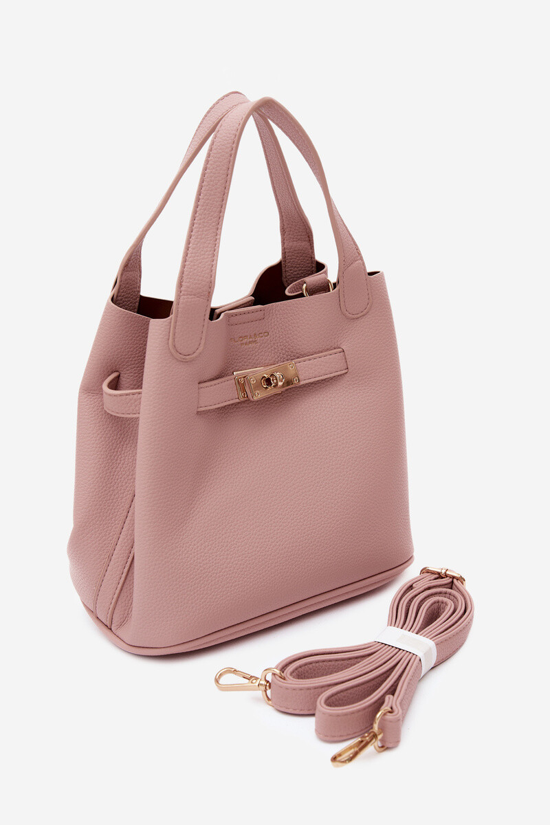 Flora&Co dámská kabelka z umělé kůže růžová