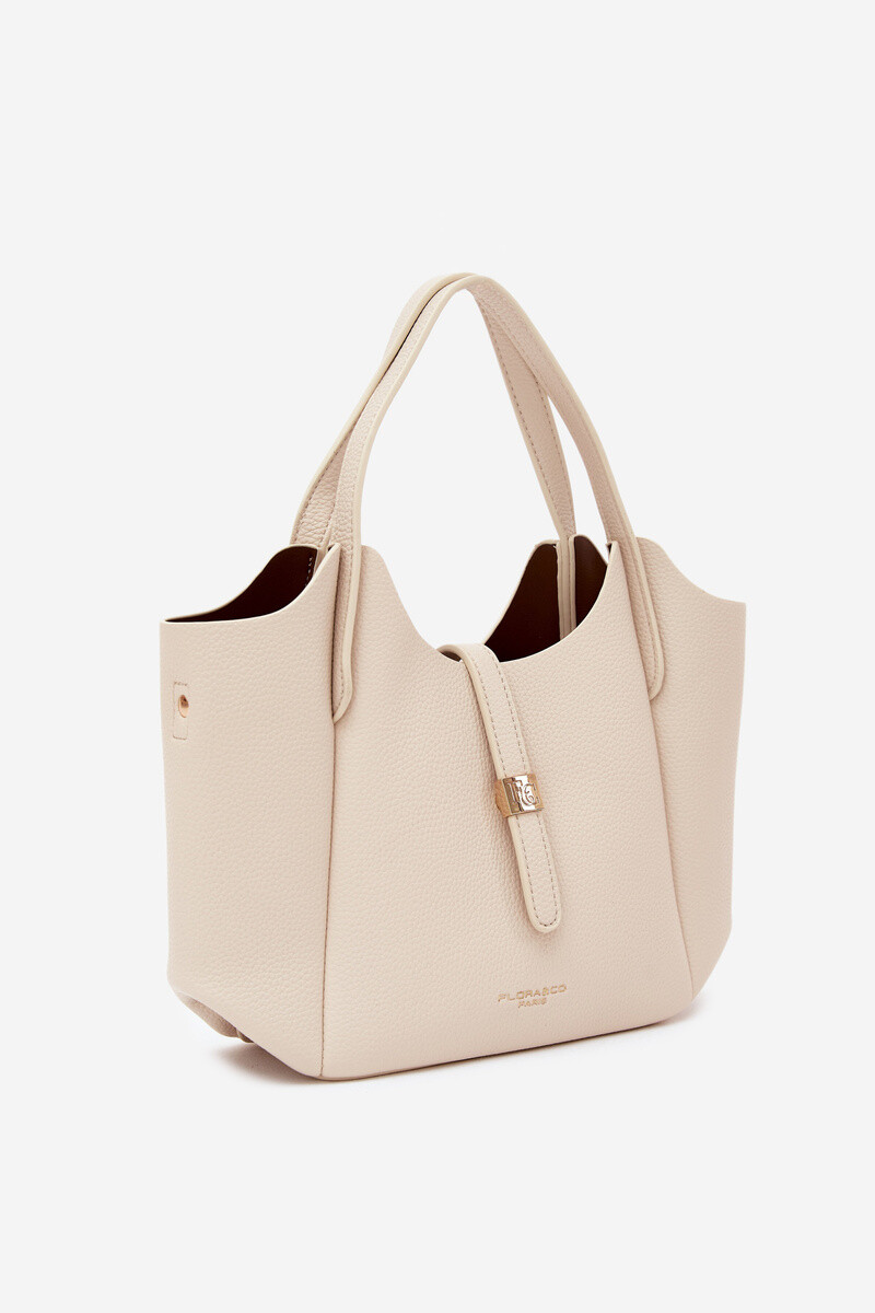 Flora&Co světle béžová kabelka z umělé kůže