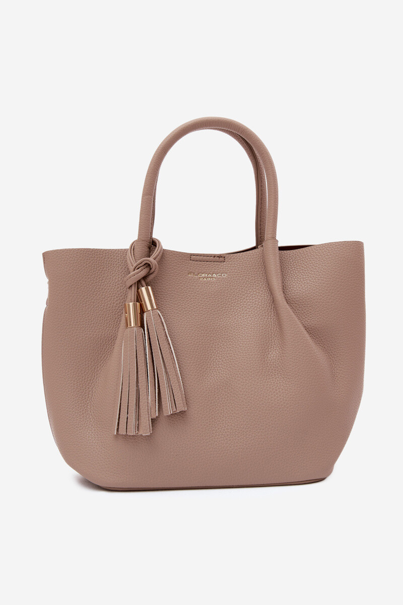 Flora&Co béžová kabelka z umělé kůže