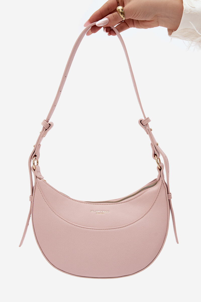 Flora&Co malá růžová kabelka z eko kůže