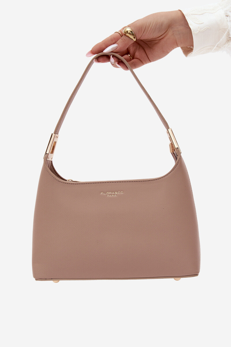 Flora&Co Béžová kabelka z umělé kůže Gretta