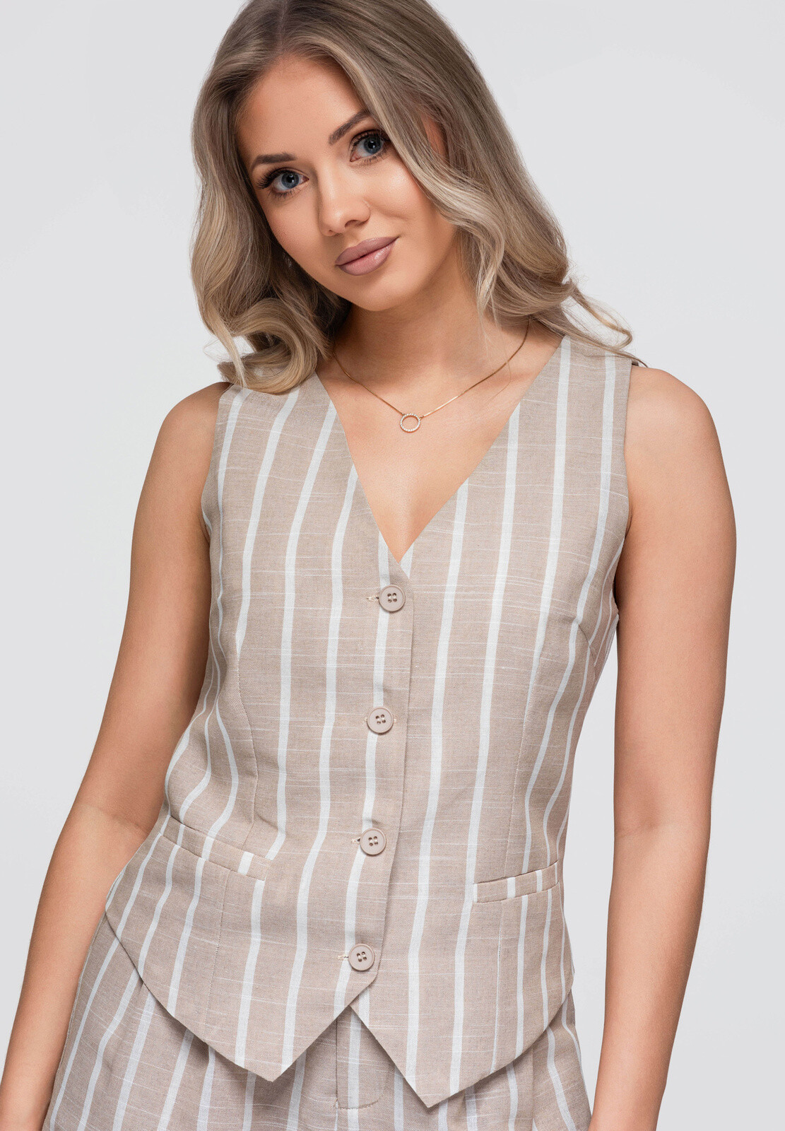 Elegantní dámská vesta Ombre
