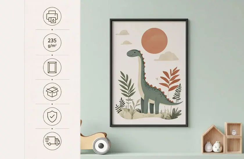 Dinosauří dobrodruh - obraz - Přátelský dinosaurus v přírodě 73