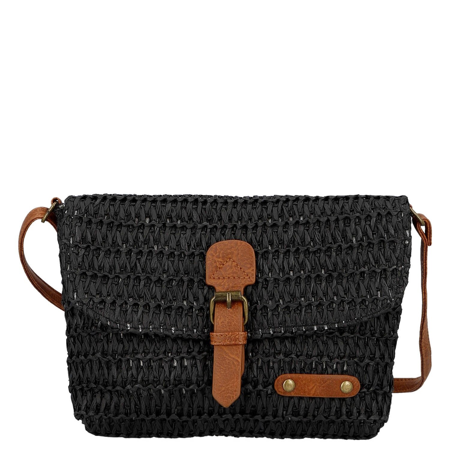 Dámská crossbody kabelka černá - Firenze Sina černá