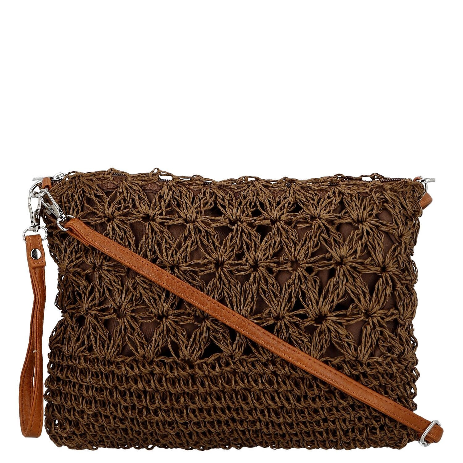 Dámská crossbody kabelka hnědá - Firenze Seiya hnědá