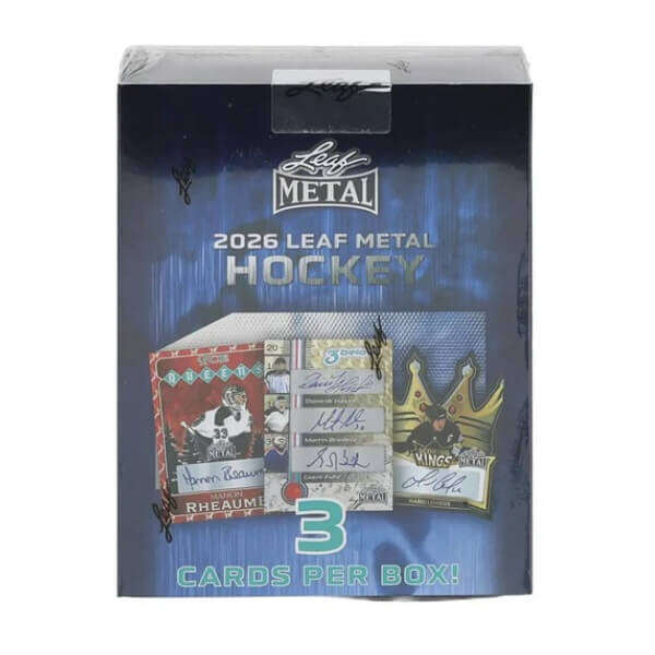 2026 Leaf Metal Hockey Hobby Box - hokejové karty