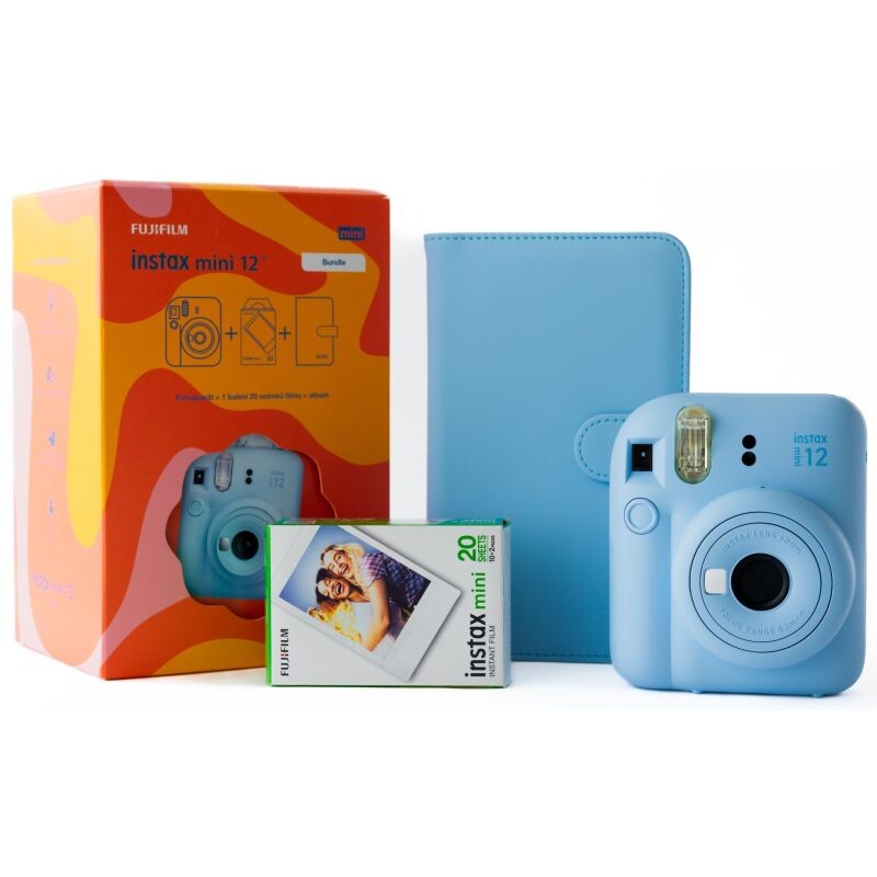 FUJIFILM instax mini 12™ album bundle - modrý