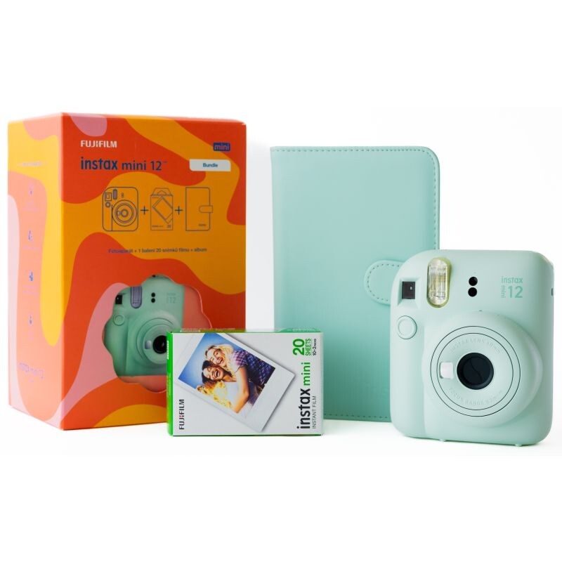 FUJIFILM instax mini 12™ album bundle - zelený