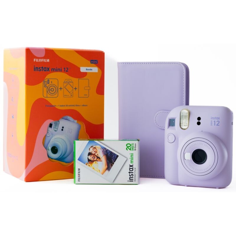 FUJIFILM instax mini 12™ album bundle - fialový
