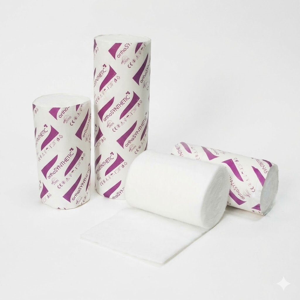 Zarys orthoSYNTHETIC - ortopedická podkladová vata, 10cmx3m, 12 ks , syntetická