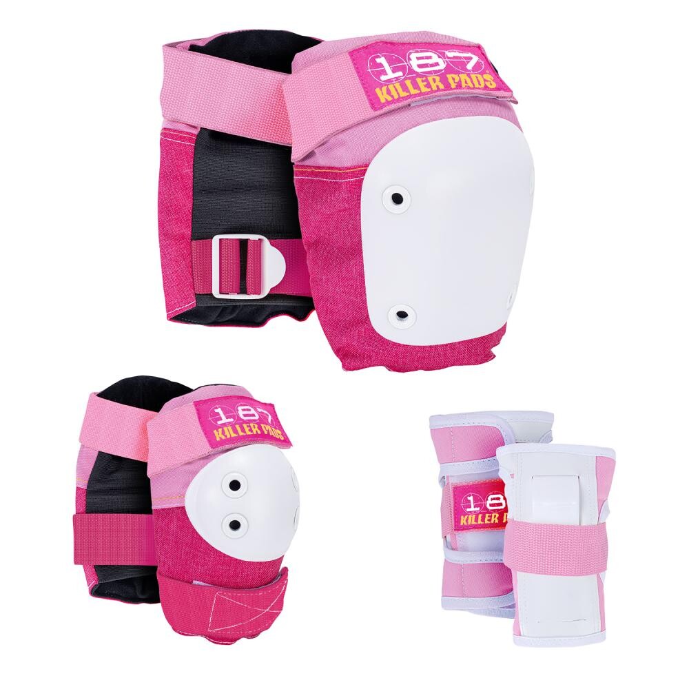 187 Killer Pads - Six Pack - Pink - Sada chráničů pro dospělé Velikost: S/M