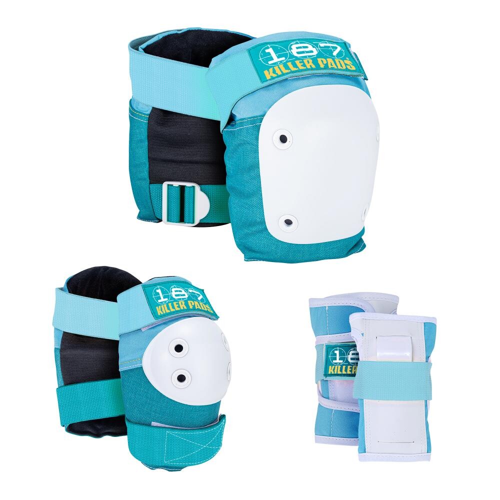 187 Killer Pads - Six Pack - Teal - Sada chráničů pro dospělé Velikost: S/M