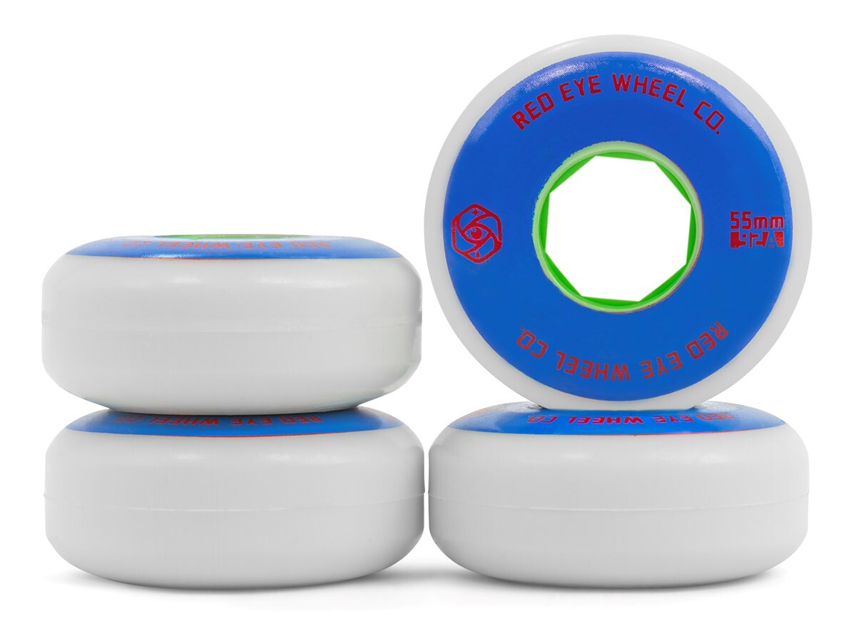 Red Eye - Team 55mm 92a Wheels - Kolečka na aggressive brusle (4ks)