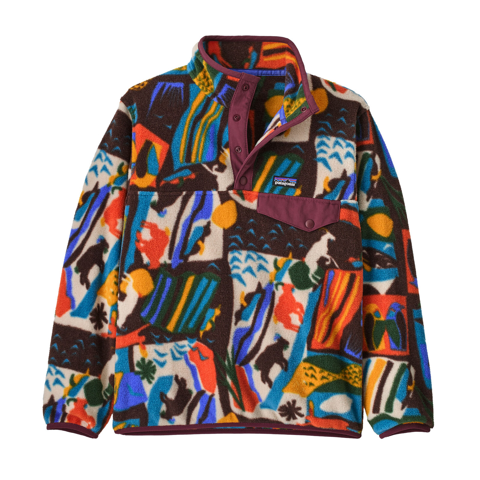 PATAGONIA K's LW Synch Snap-T P/O, LCDN (vzorek) velikost: M