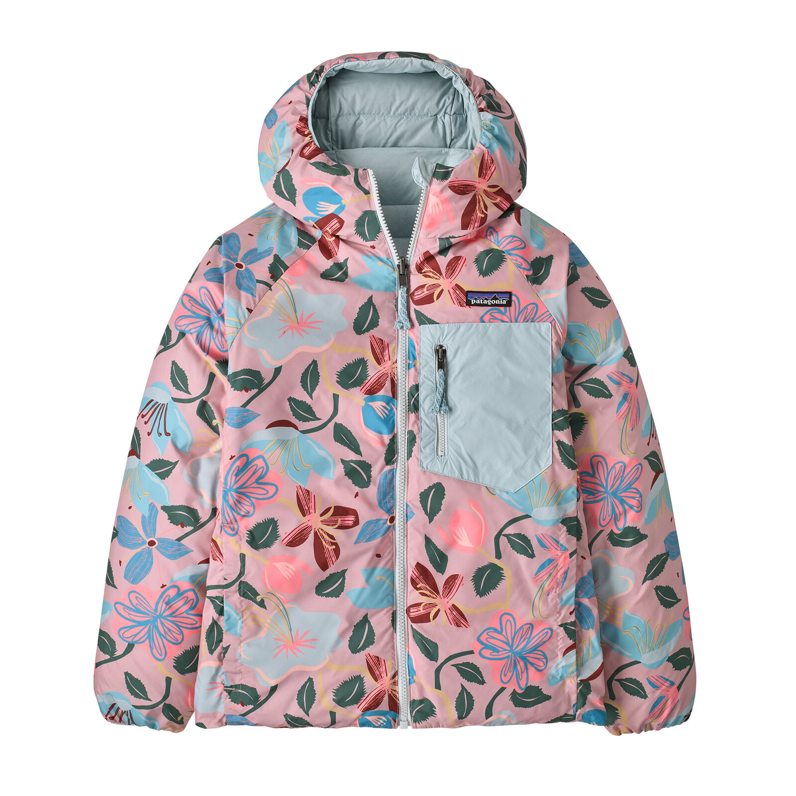 PATAGONIA K's Reversible Down Sweater Hoody, VRTB (vzorek) velikost: M