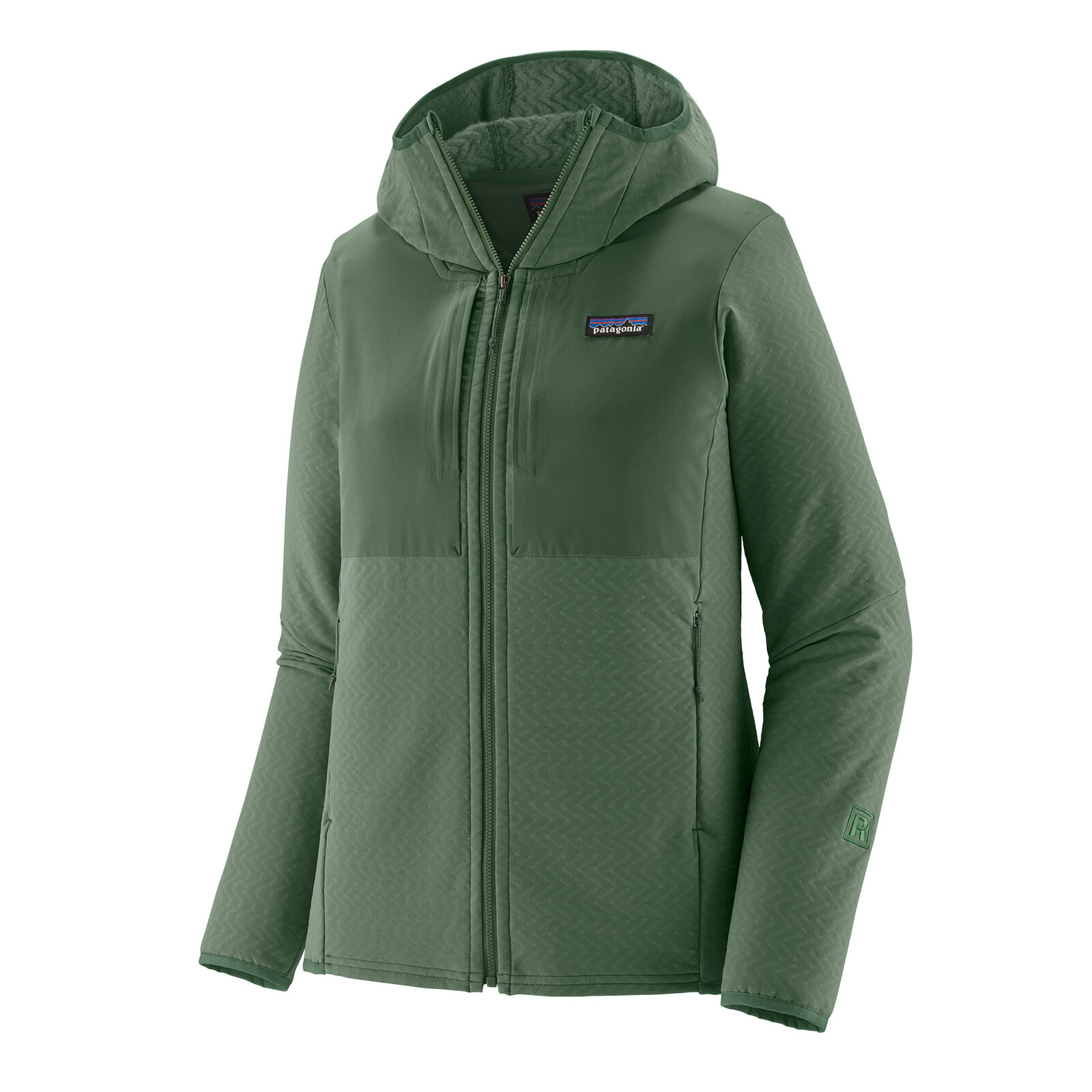 PATAGONIA W's R2 Crossstrata Hoody, CNGR (vzorek) velikost: S