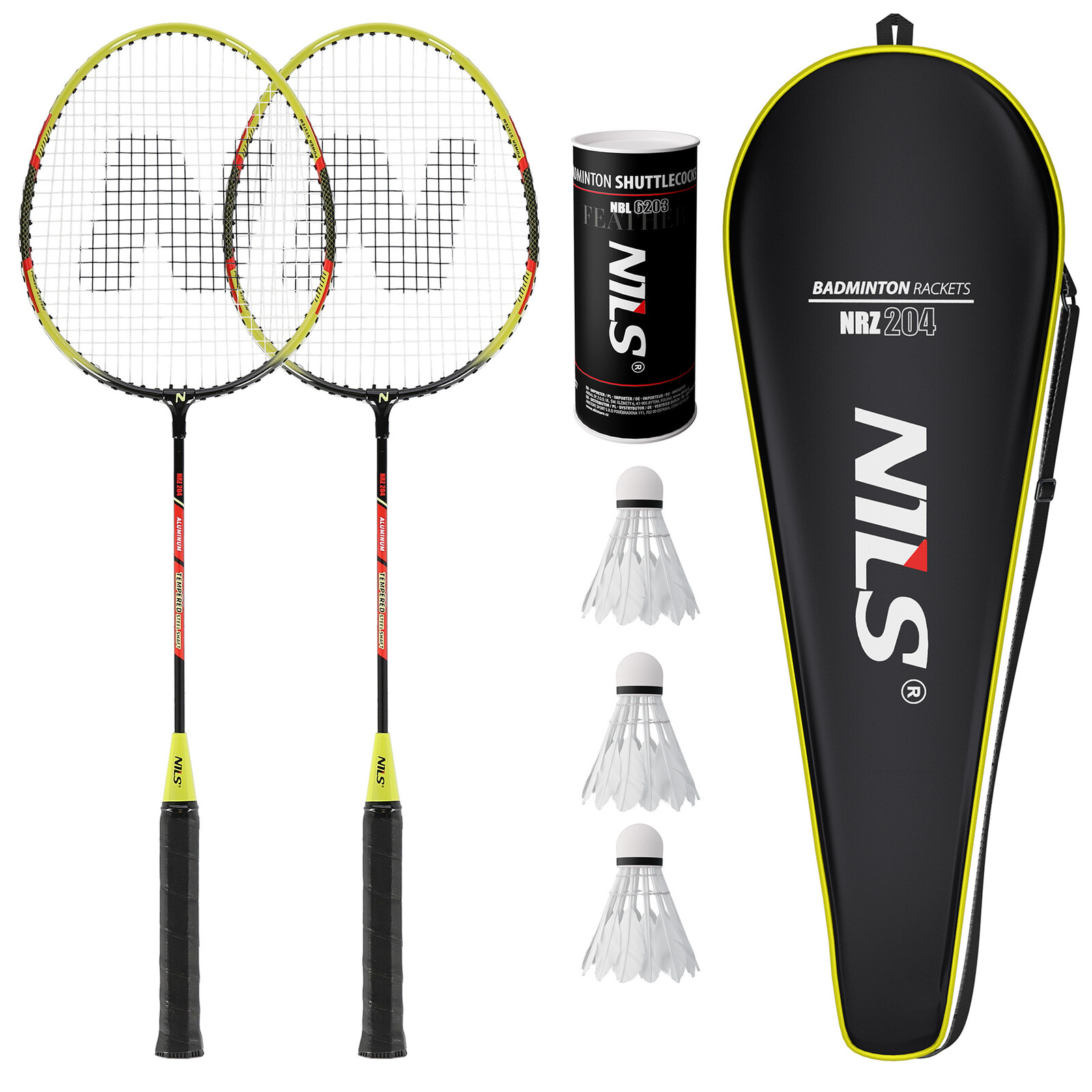 Sada 2 badmintonových raket NILS NRZ204-1