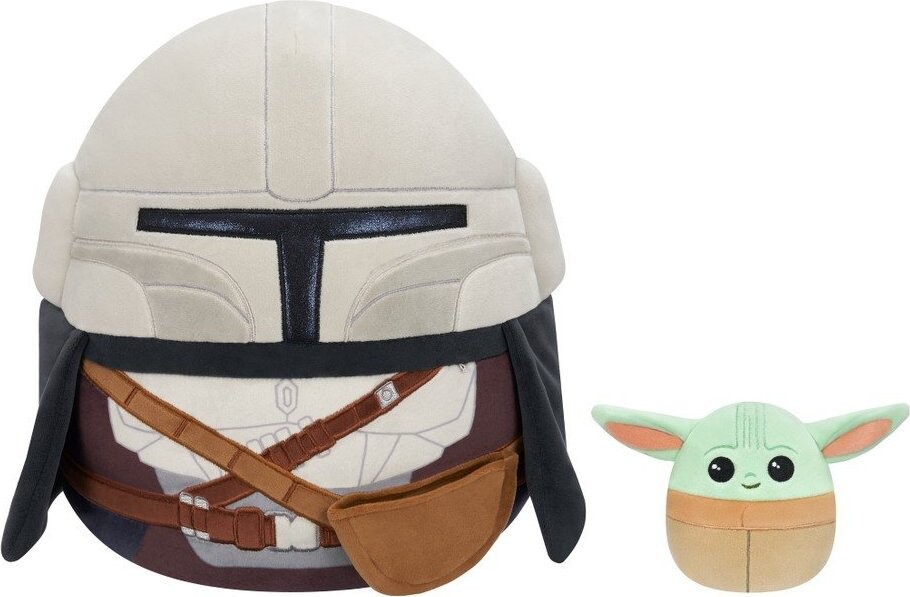 Plyšová hračka Mandalorian & Grogu – SQUISHMALLOWS