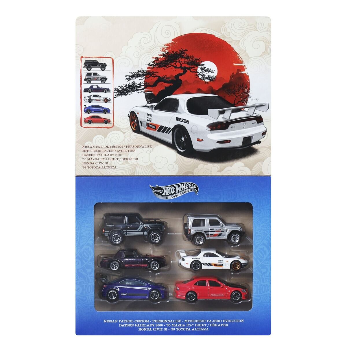Hot Wheels Angličák Silver series streets of Japan