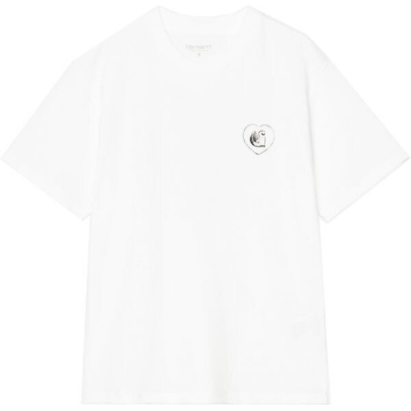 Triko Carhartt Wip Hearts Of Hartts S/S  - Bílá - M