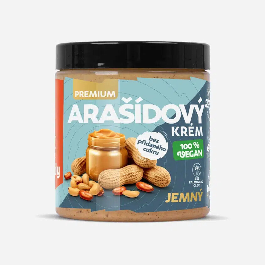 GRIZLY Arašídový krém jemný premium 250 g
