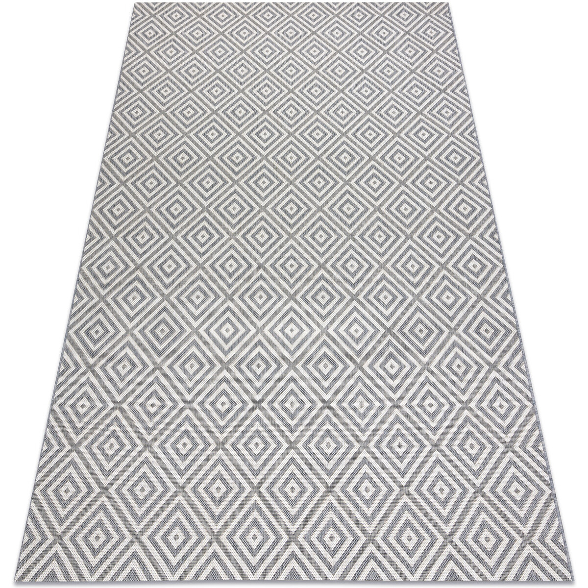 Rugsx  Koberec FLAT SISAL 48607637 Náměstí diamant še 200x290 cm  Šedá