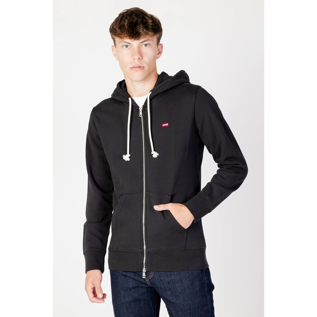 Levis  NEW ORIGINAL ZIP UP 34584-0016  Černá
