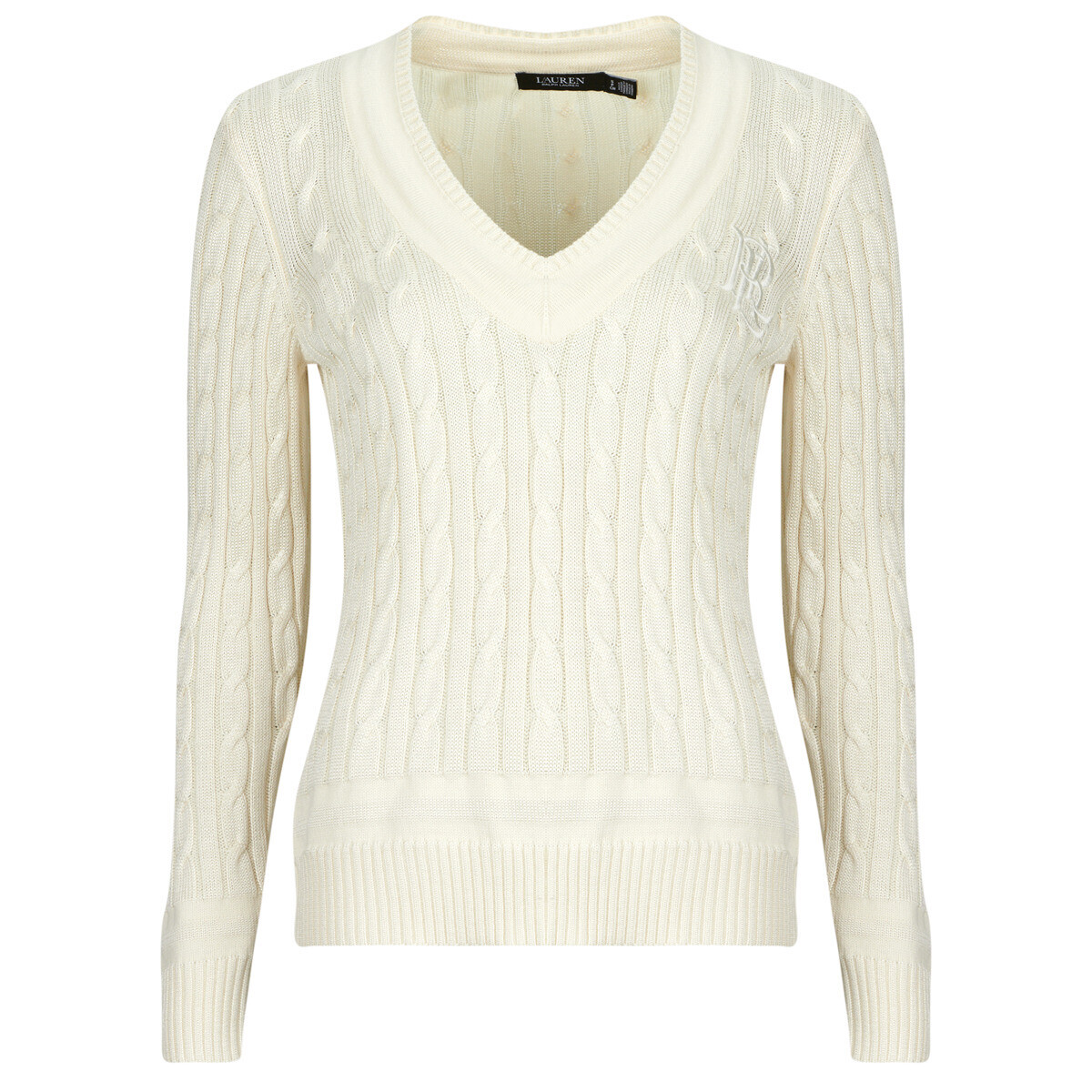 Lauren Ralph Lauren  MEREN LONG SLEEVE PULLOVER  Béžová
