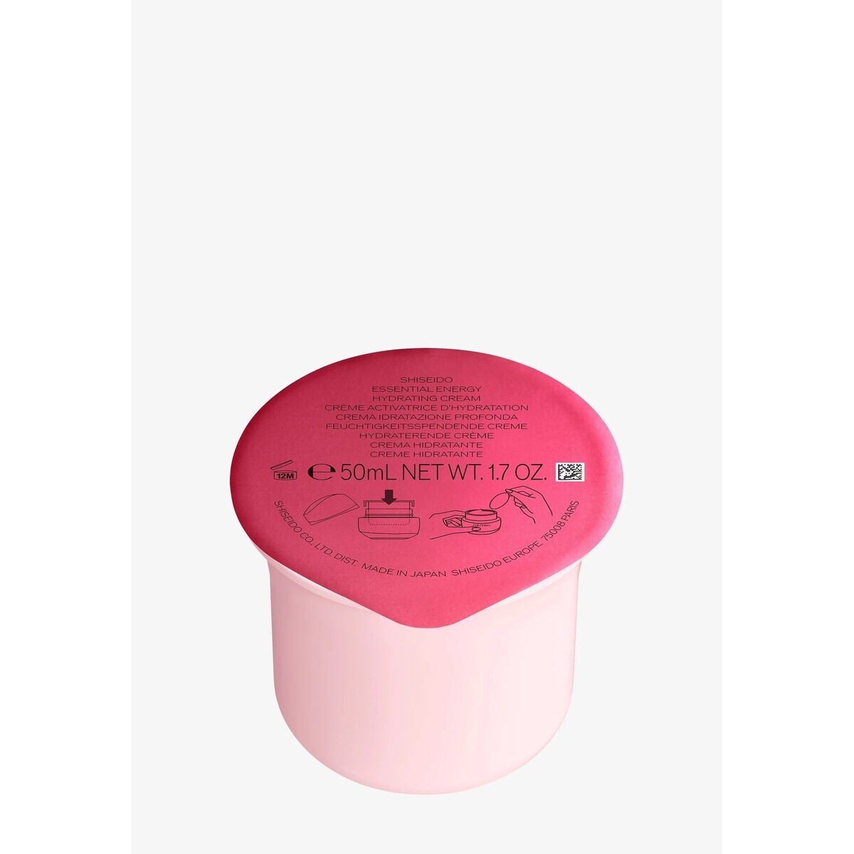 Shiseido  Recarga Essential Energy Hydrating Day Cream SPF20 - 50ml  ruznobarevne
