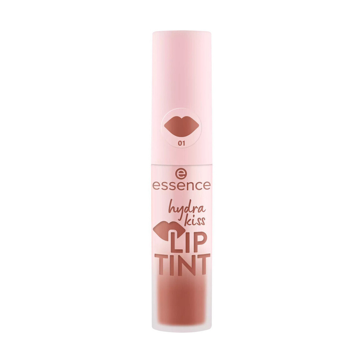 Essence  Hydra Kiss Lip Tint - 01 Blushing Nude  Hnědá