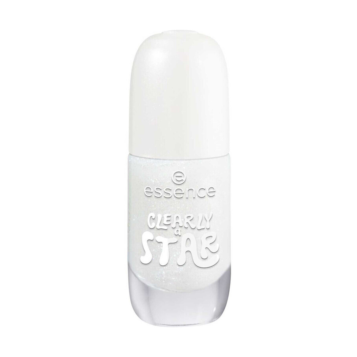 Essence  Gel Nail Polish - 02 CLEARLY a STAR  Bílá