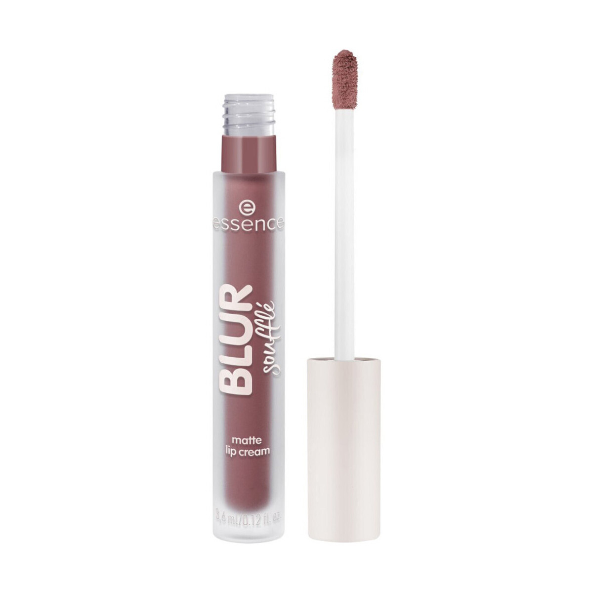 Essence  Blur Soufflé Matte Lip Cream Lipstick - 01 Deep Scroll  Hnědá