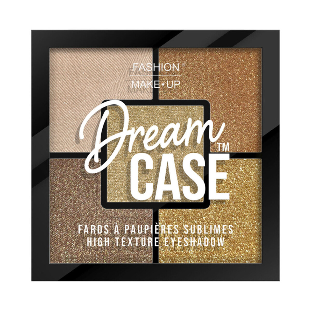 Fashion Make Up  Palette Ombres à Paupières Dream Case - 04 Dream Gold  Zlatá